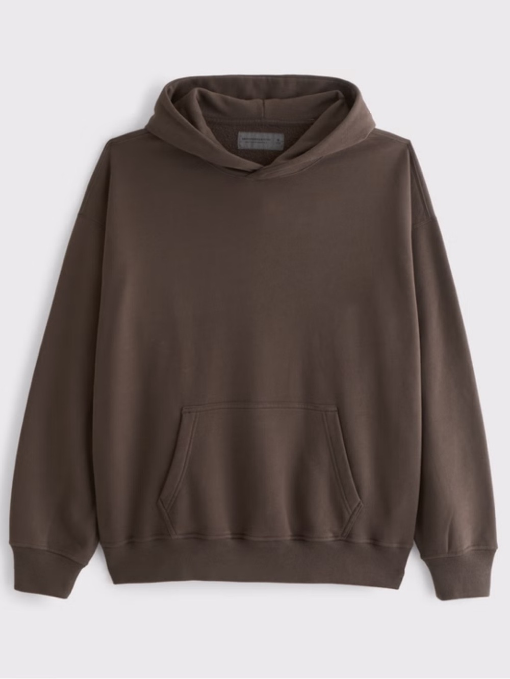 Abercrombie & Fitch Oversized Brown Pullover Hoodie